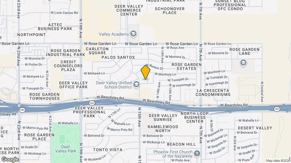 20420 N 14th Ln, Unit 3-1344 Mapa y Detalles de la Ubicación