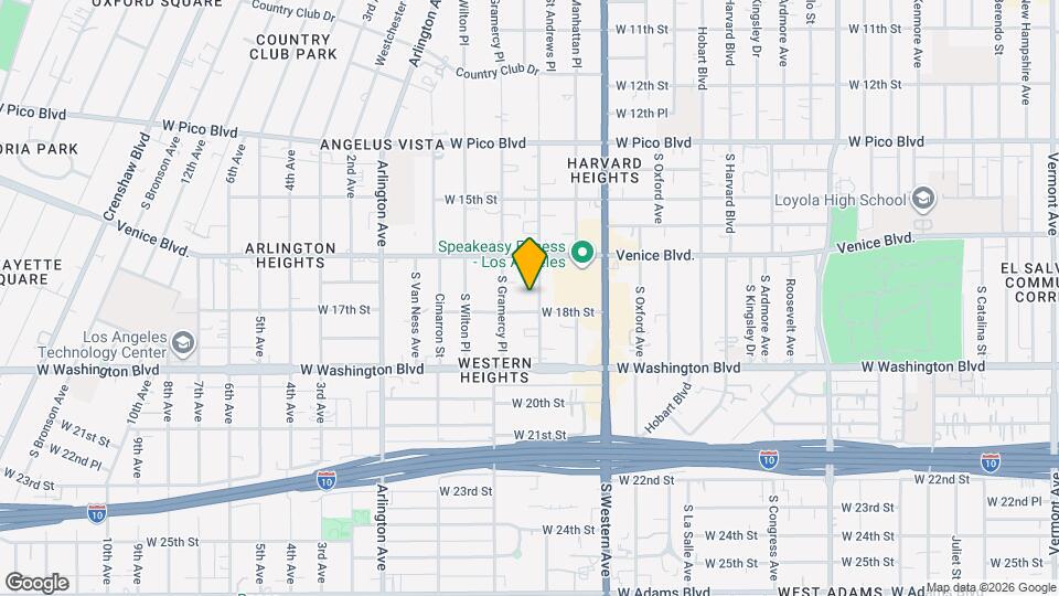 1645 S St Andrews Pl, Unit 11 Map and Location Details