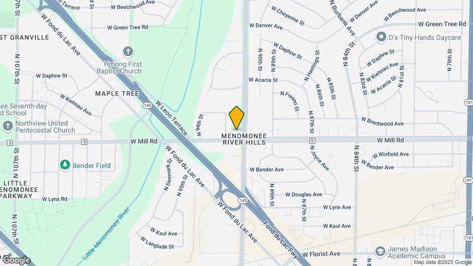 6415 N 91st St Map and Location Details