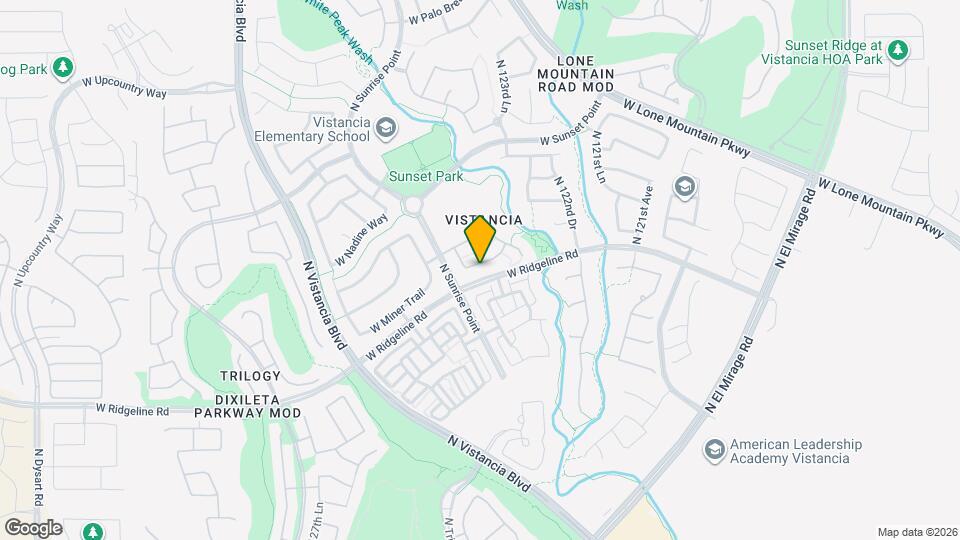 12439 W Morning Vista Ln Map and Location Details