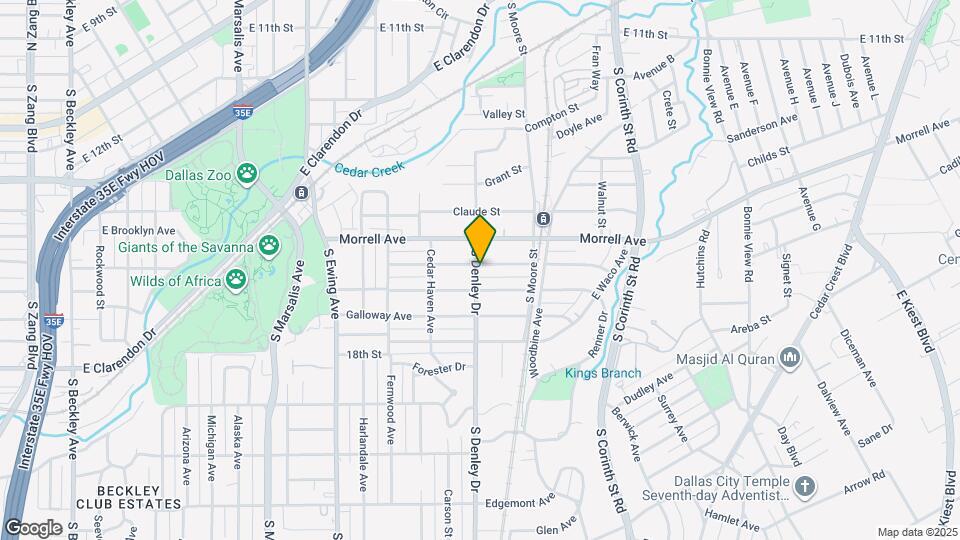 1302 Hendricks Ave Map and Location Details