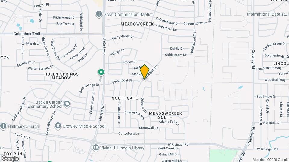 8221 Cloverglen Ln Map and Location Details