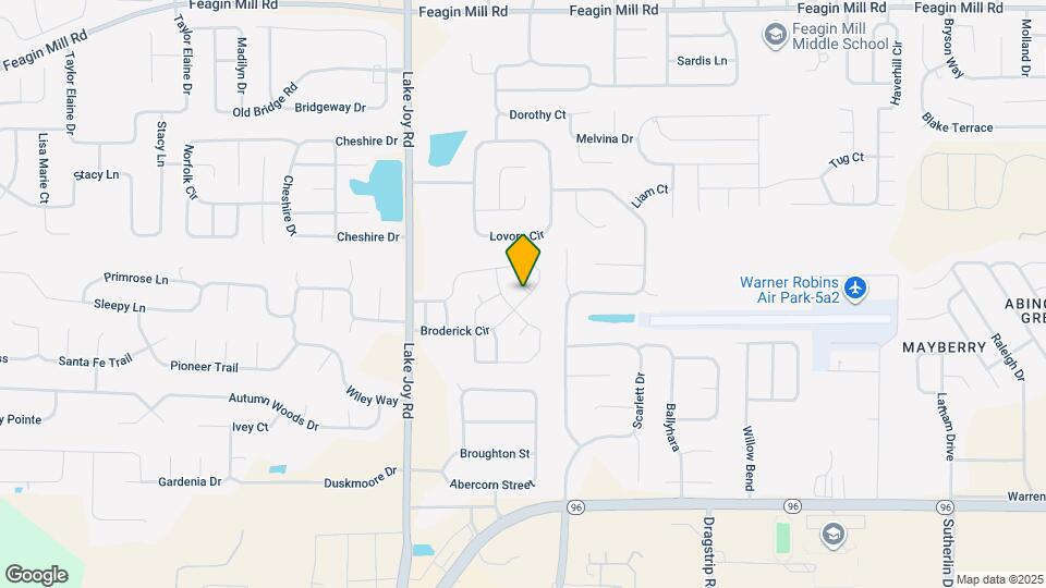 600 Broderick Cir Map and Location Details