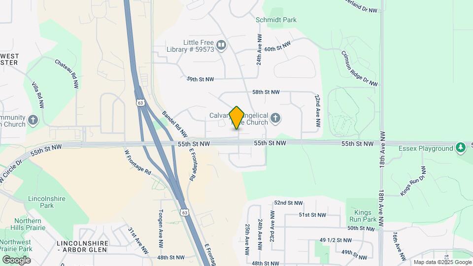 2601 55th St NW Map and Location Details