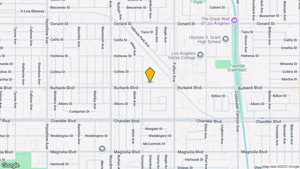 13439 Burbank Blvd, Unit 2F Map and Location Details