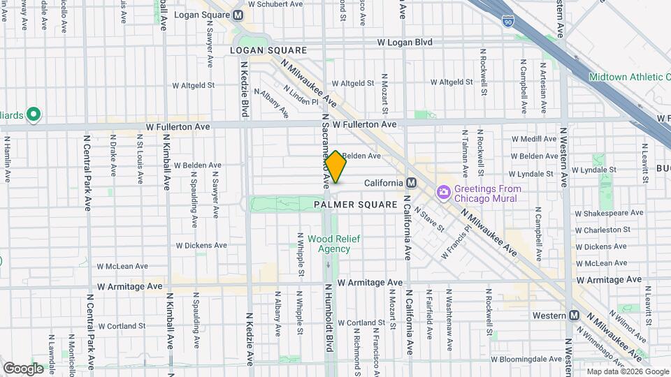 2938 W Palmer St, Unit 4 Mapa y Detalles de la Ubicación