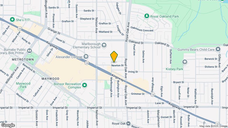 6280 Marlborough Ave Map and Location Details
