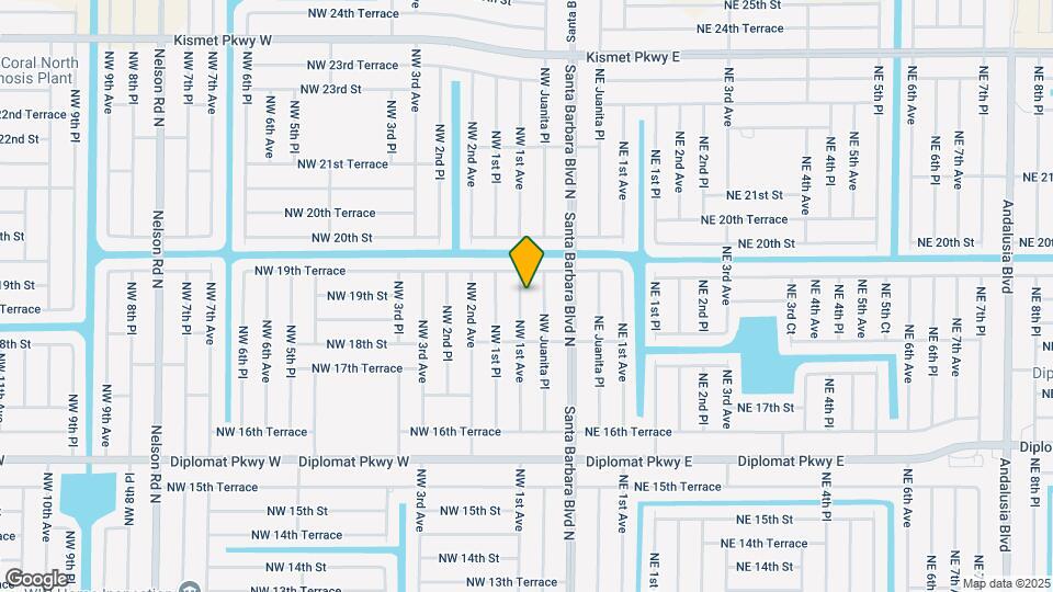1825 NW 1st Ave Map and Location Details