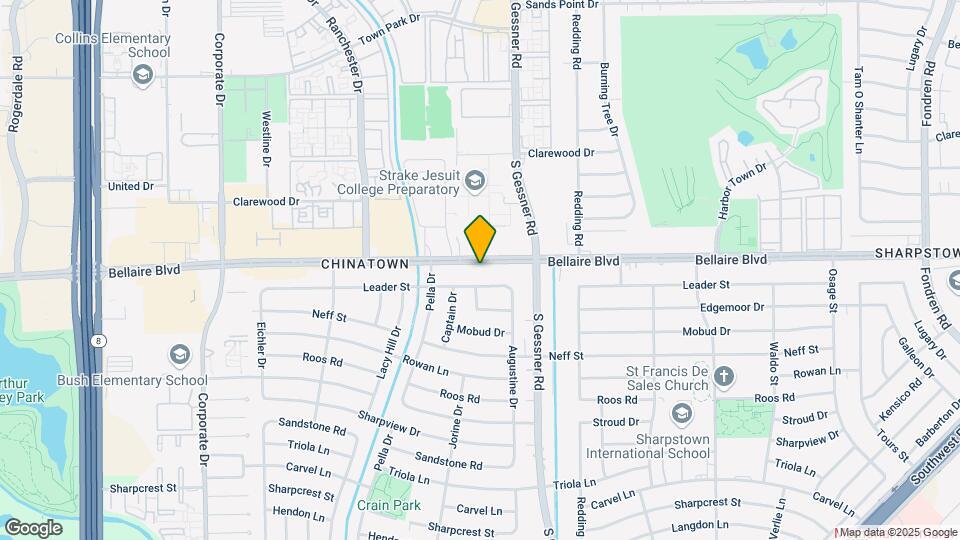 8815 Bellaire Blvd Map and Location Details