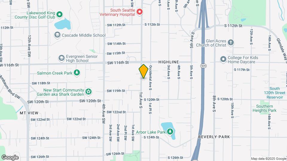 11804 1st Ave S Mapa y Detalles de la Ubicación
