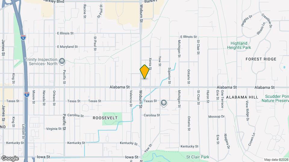 2516 Woburn St Map and Location Details