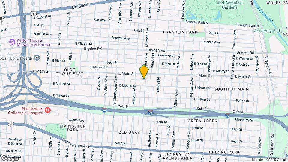 439 Linwood Ave Map and Location Details