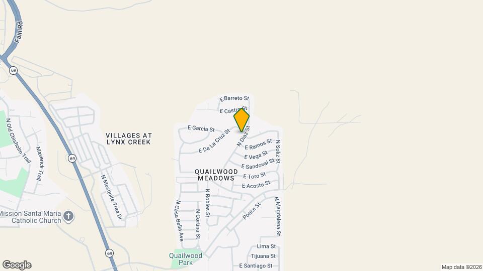 946 N Diaz St Map and Location Details