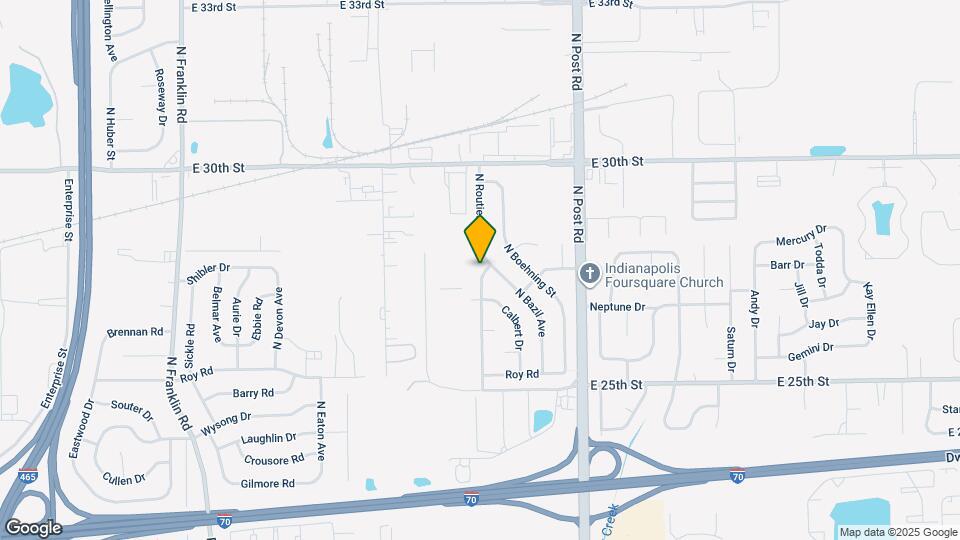 2726 N Routiers Ave Map and Location Details
