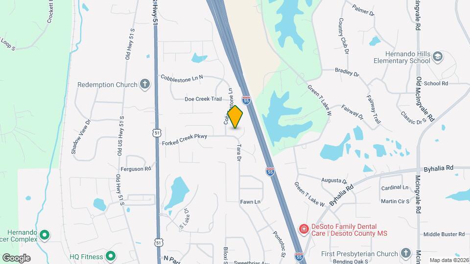 52 Forked Creek Pkwy Map and Location Details