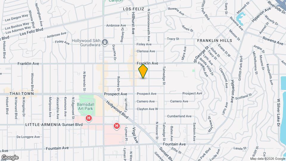 4422 Melbourne Ave Map and Location Details