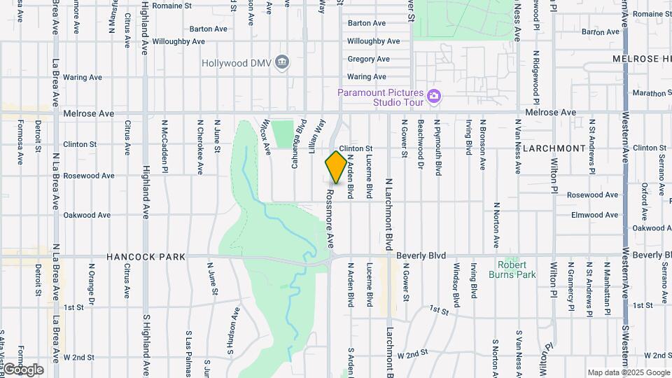 520-522 N Rossmore Ave Map and Location Details