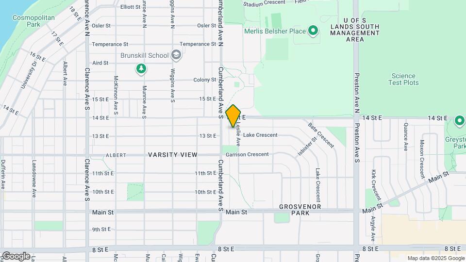 410 Leslie Ave Map and Location Details