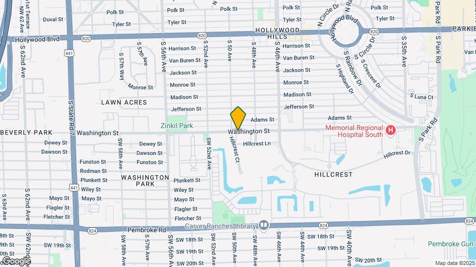 4950 Washington St Map and Location Details