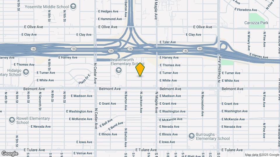 4541-4545 E White Ave Map and Location Details