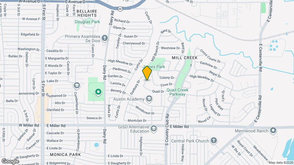 1418 Mill Branch Dr Mapa y Detalles de la Ubicación