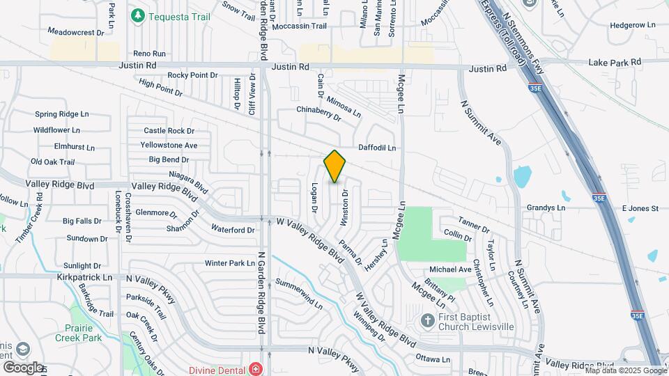 1257 McMahan Dr Map and Location Details