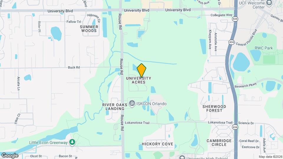 2648 University Acres Dr Map and Location Details