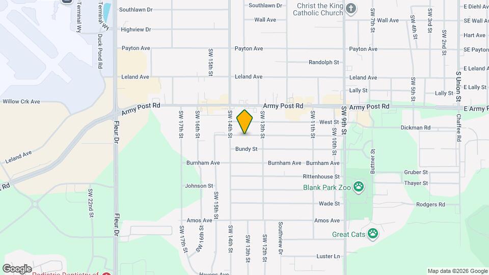 1314 Geil Ave Map and Location Details