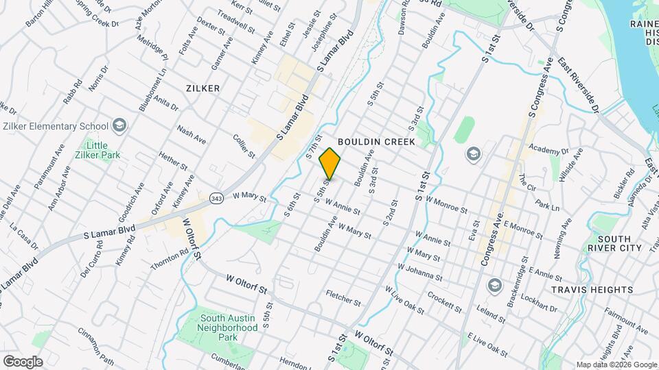 1709 S 5th St Map and Location Details