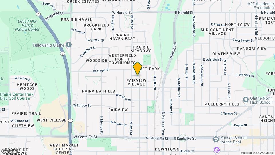 501 W Catalpa St Map and Location Details