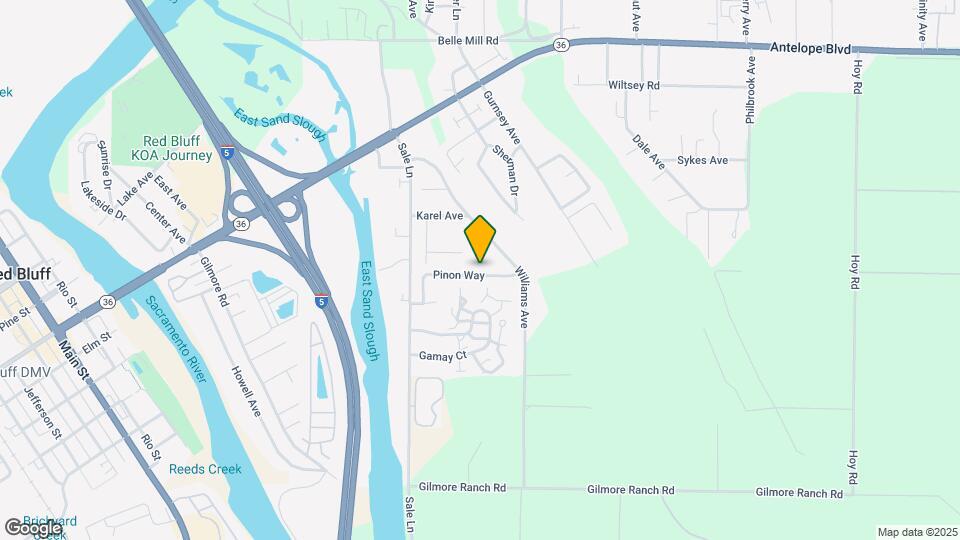 303 Pinon Way Map and Location Details