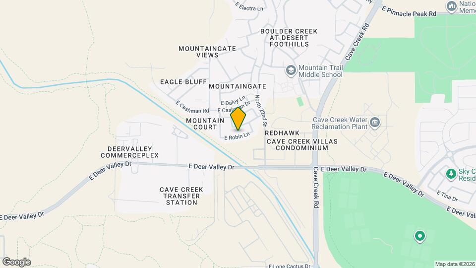 2112 E Robin Ln Map and Location Details