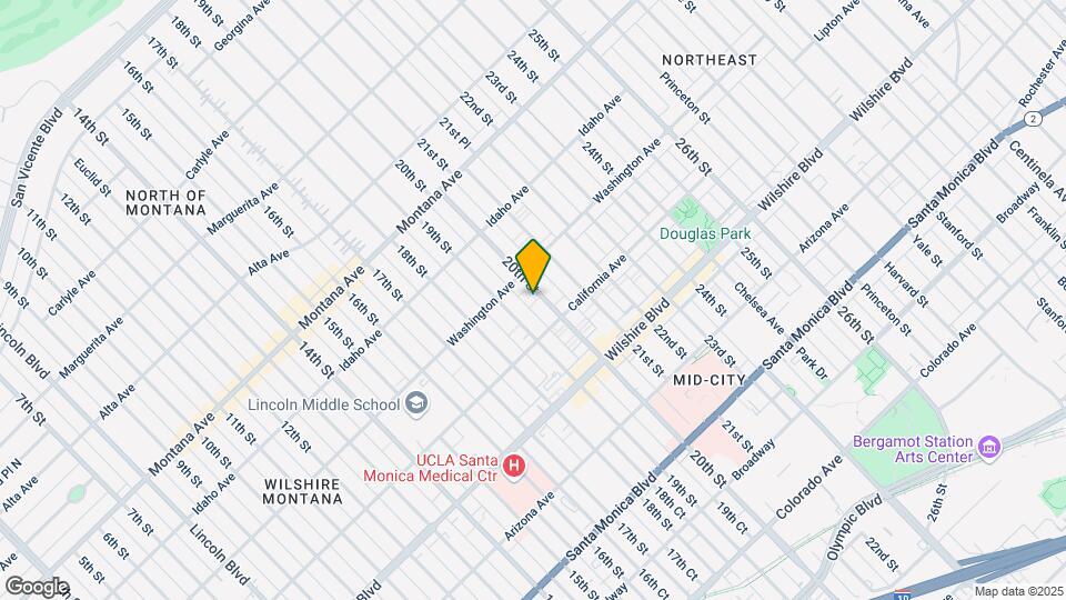 1030 20th St Map and Location Details