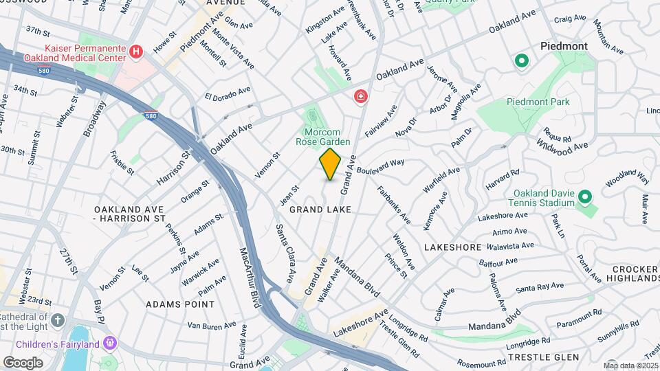 636 Valle Vista Ave Mapa y Detalles de la Ubicación