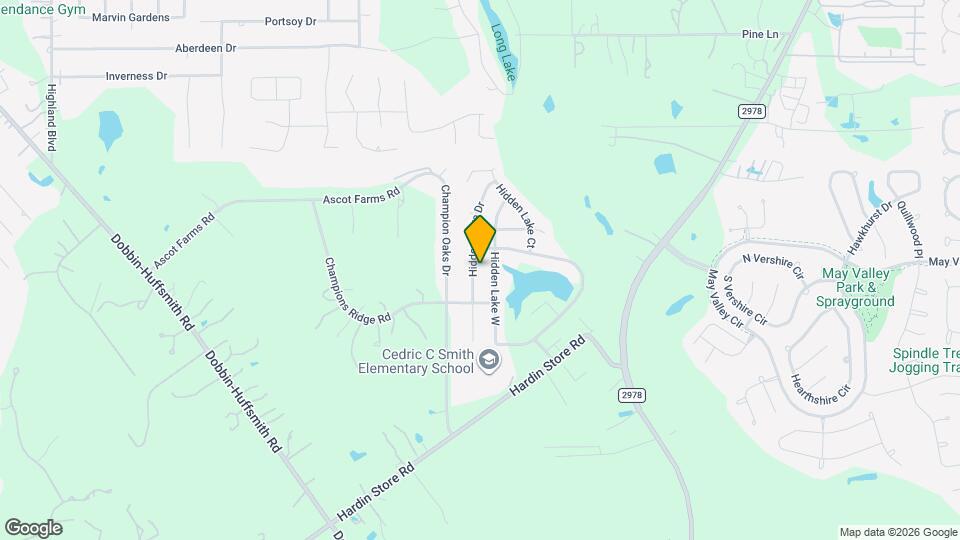 28726 Hidden Cove Dr Mapa y Detalles de la Ubicación