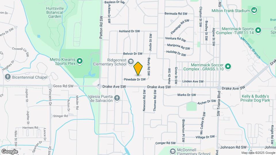 3810 Pinedale Dr SW Map and Location Details