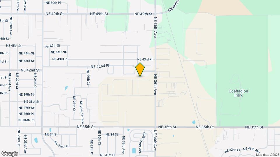 3429 NE 40th St Map and Location Details