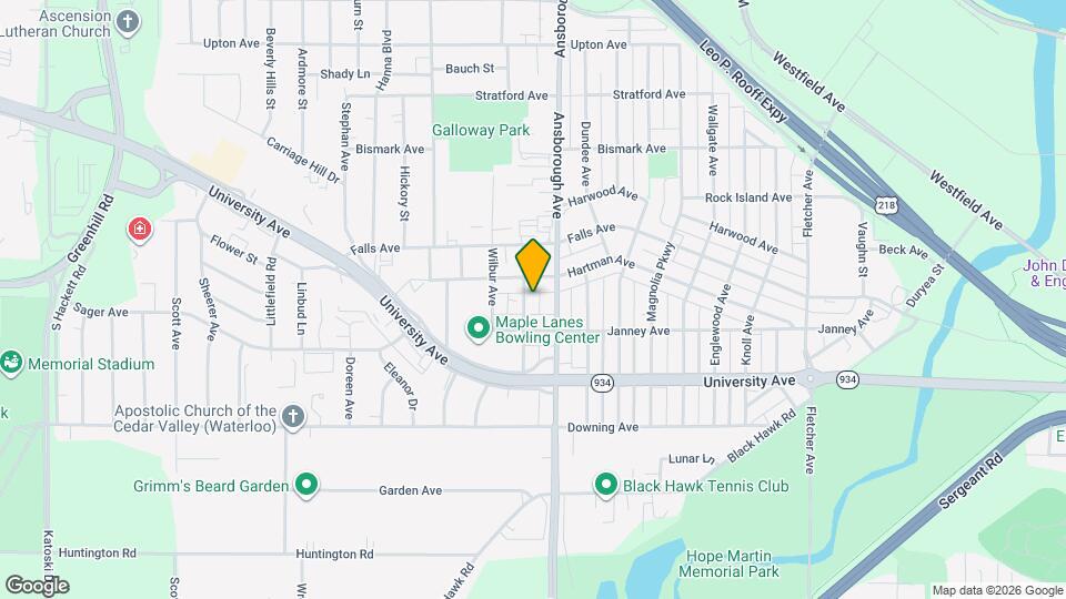 1021 Chalmers Ave Mapa y Detalles de la Ubicación