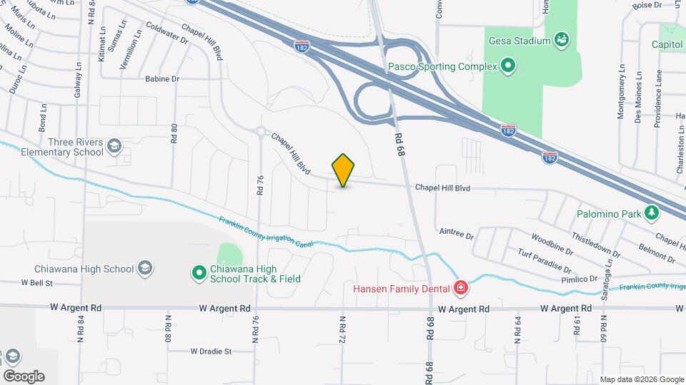 7204 Courtney Dr Map and Location Details