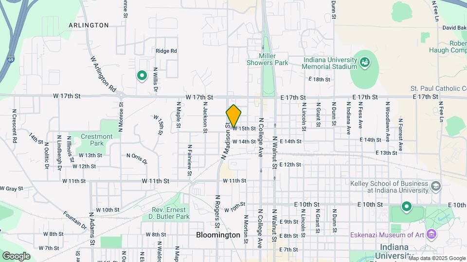 325 W 15th St Map and Location Details