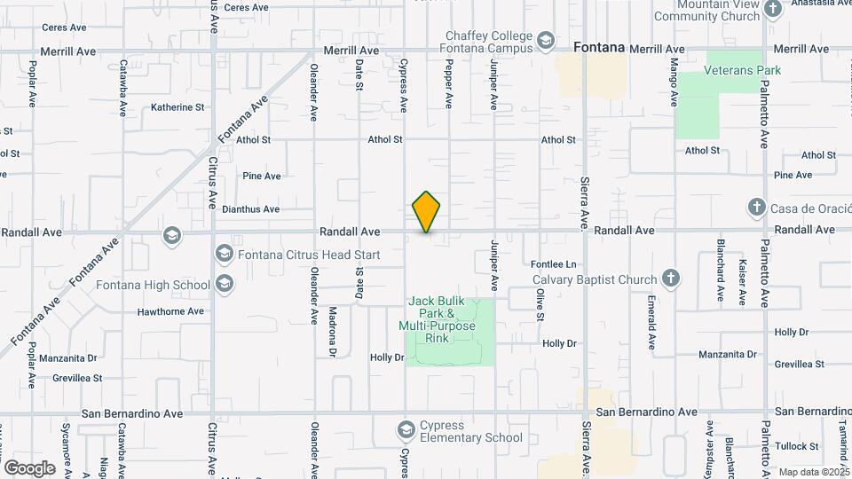 16535 Randall Ave Map and Location Details