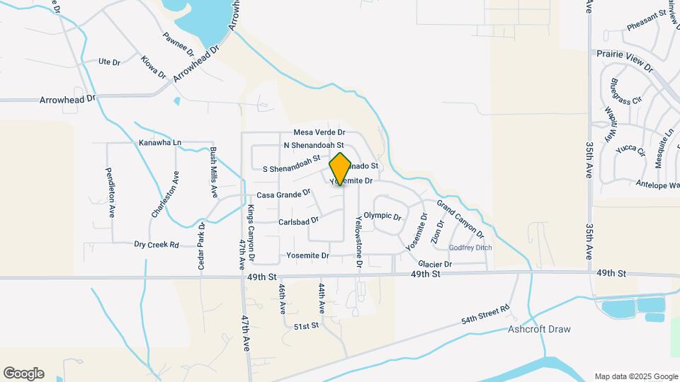 4497 Hot Springs Dr Map and Location Details