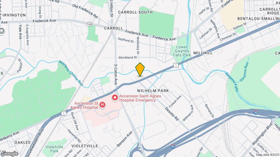 3168 Wilkens Ave Map and Location Details