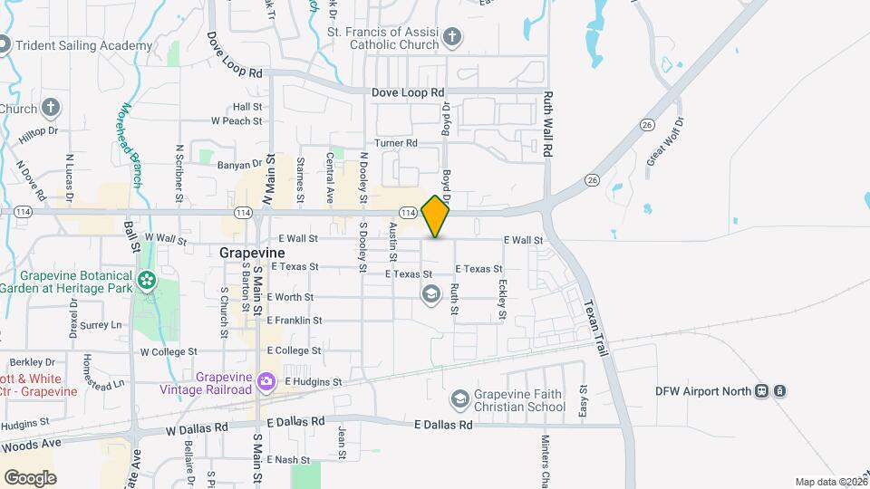 714 E Wall St, Unit Unit 109 Map and Location Details