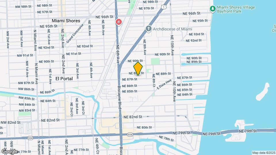 741 NE 87th St Map and Location Details