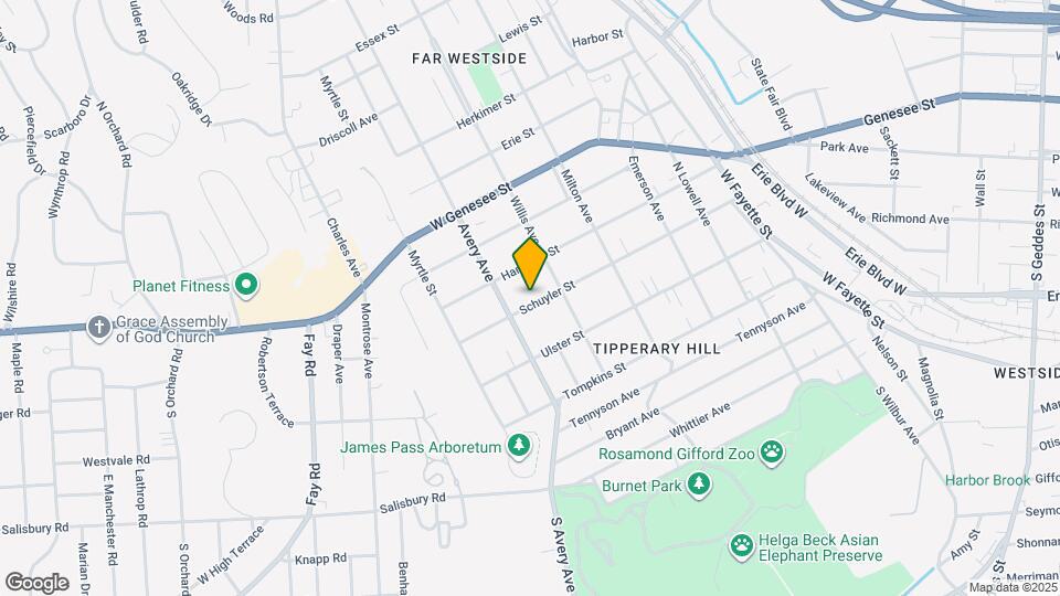 610 Schuyler St Map and Location Details