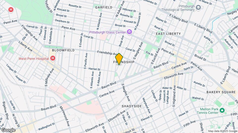 343 South Fairmount Street, Unit 1 Mapa y Detalles de la Ubicación
