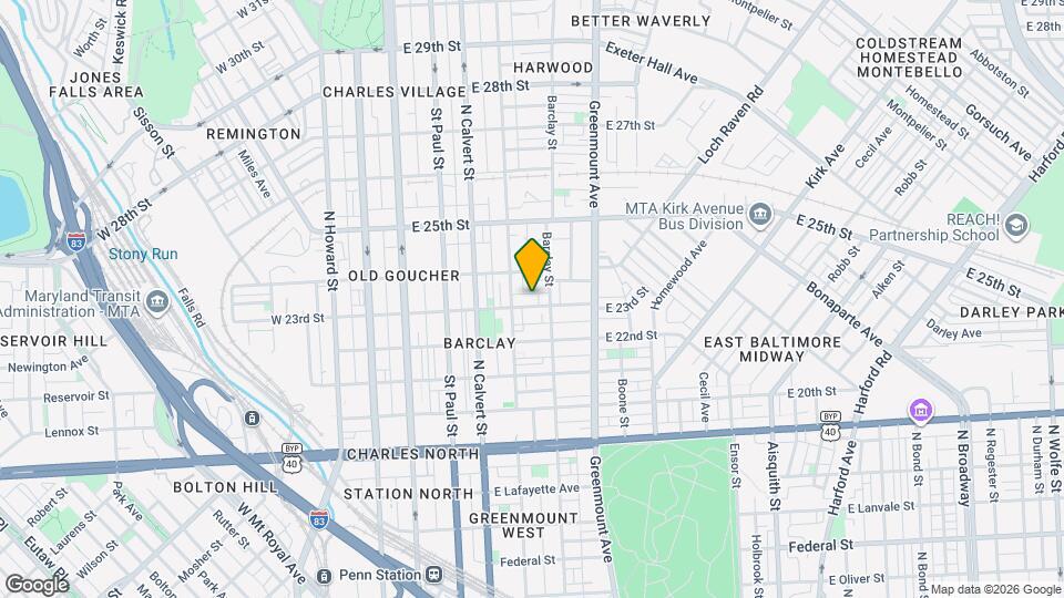 324 E 23rd St Map and Location Details