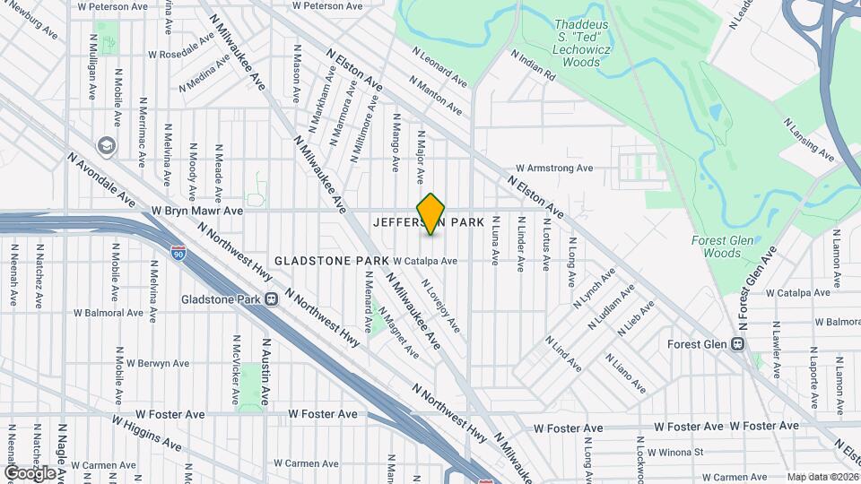 5523 N Major Ave Map and Location Details