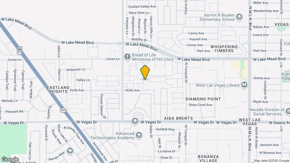 2501 Sierra Bello Ave Map and Location Details